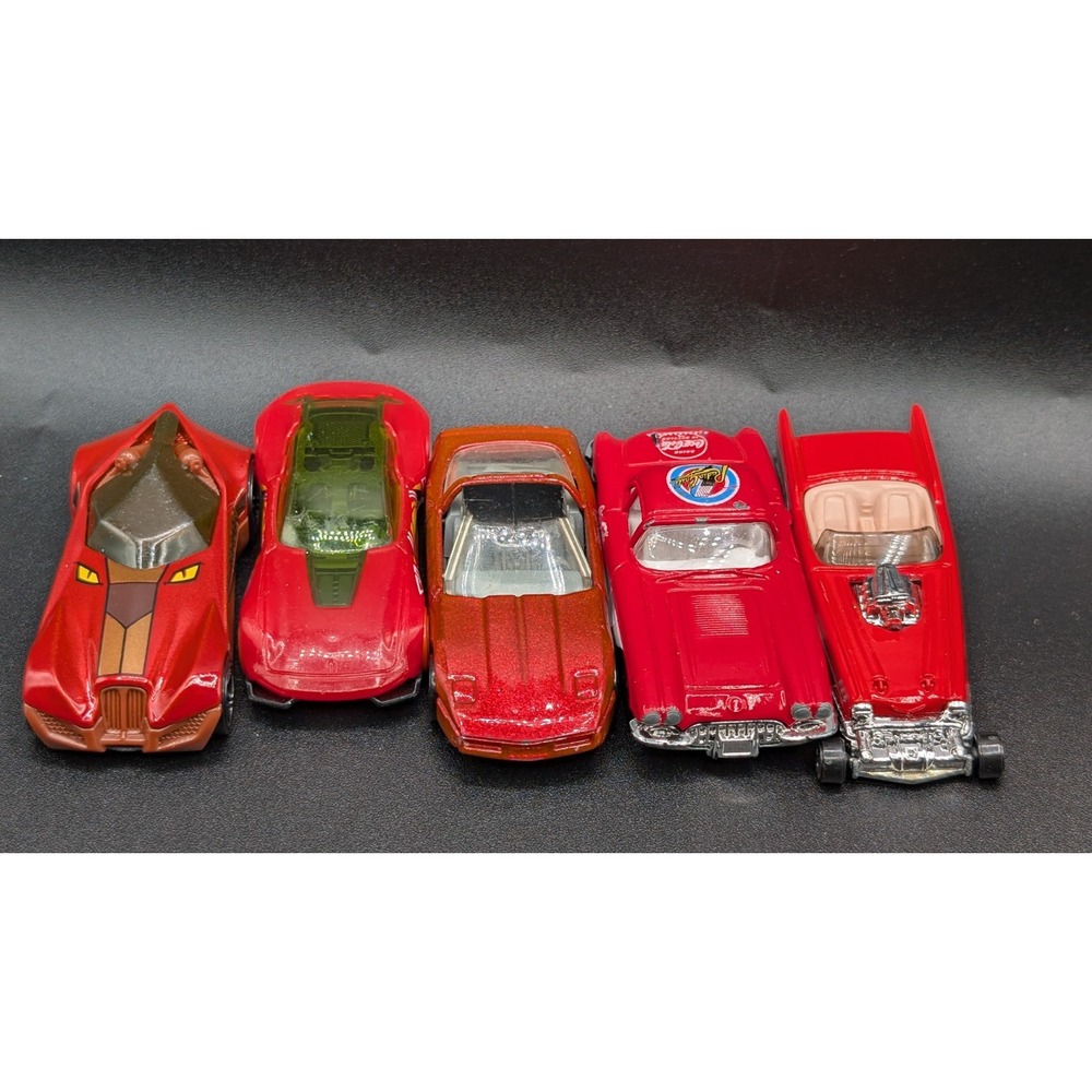 Hot Wheels & Majorette Lot of 5 Modern & Vintage Die-cast Cars (1980s To 2005)